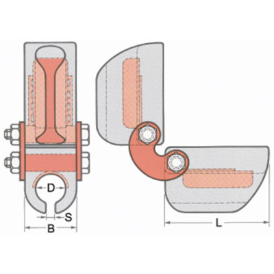 Schéma de la protection d'angle SK-K