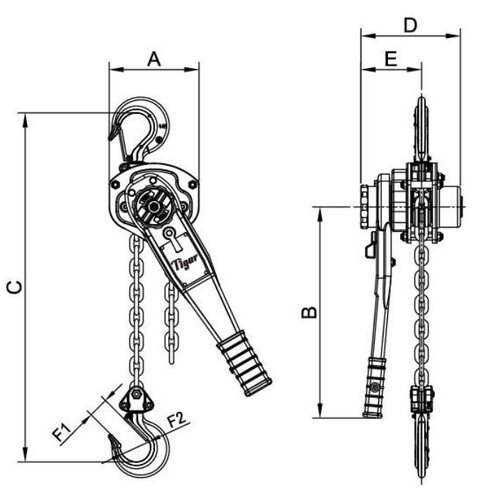 Tiger Lever Hoist VTT blueprint