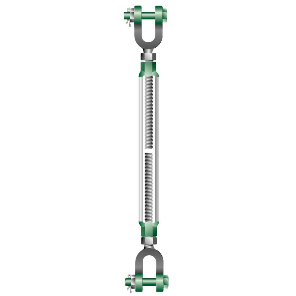 Turnbuckle Jaw - Jaw Polar BN G-6333, Green Pin®