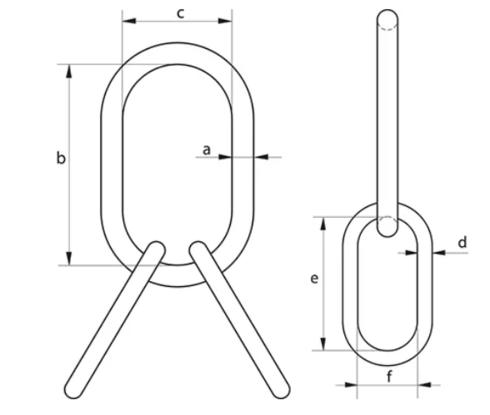 DNV Master Link Assembly drawing