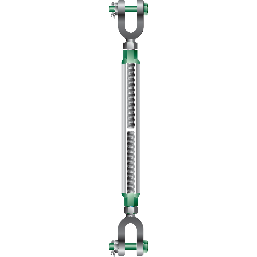 Turnbuckle Jaw - Jaw G-6323, Green Pin®