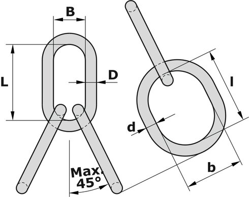 Master Link Assembly SC5 GN measurements