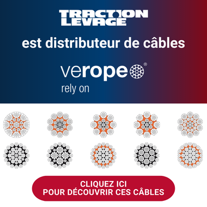 Tracttion Levage est distributeur de câbles Verope | © Traction Levage