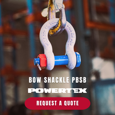 Powertex bow shackle | © Traction Levage Powertex bow shackle | © Traction Levage