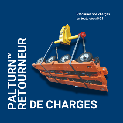 Le retourneur de charges PalTurn™ | © Traction Levage